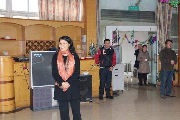 周兰珍副校长看望新疆籍岗位前培训班学员