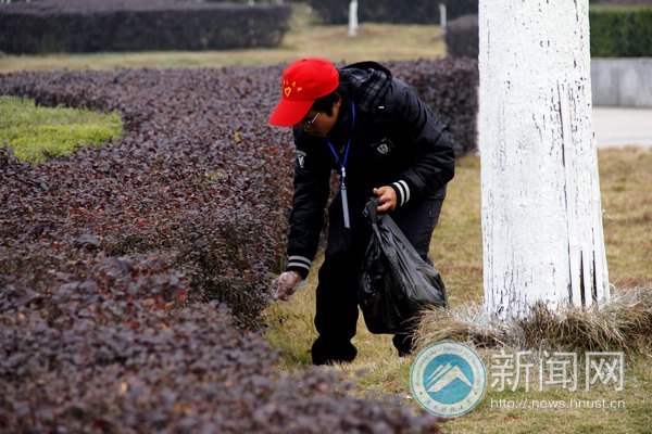 文明校园 从小事做起