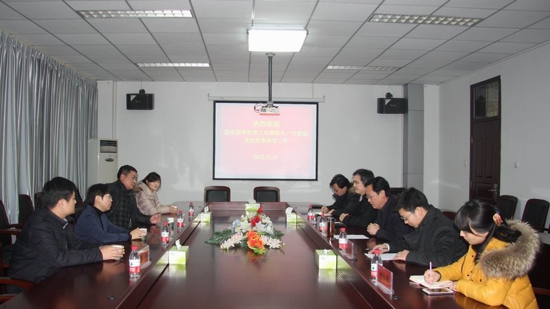 团省委学校部部长王宏琳一行到许昌学院检查指导工作