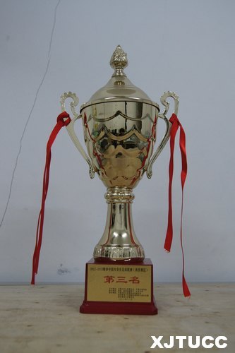 西安交通大学城市学院足球队获2012-2013特步中国大学生足球联赛(陕西赛区)季军