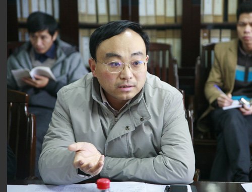 李仰智副院长、元昌安副院长到文学院调研