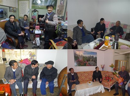 校领导进行春节慰问