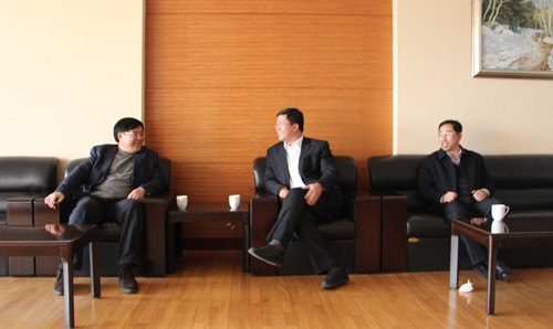 成武县县长谭相海来访山东建筑大学