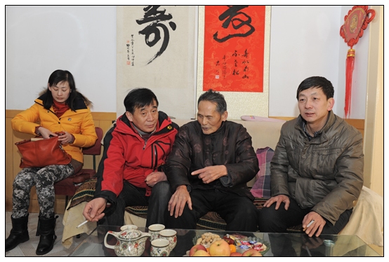 李大公副书记春节来临之际慰问老同志
