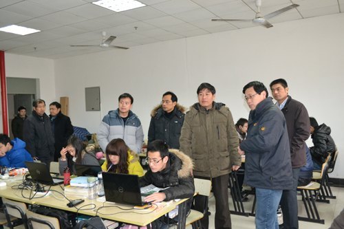 副校长龚发云慰问部分寒假学科竞赛备赛师生