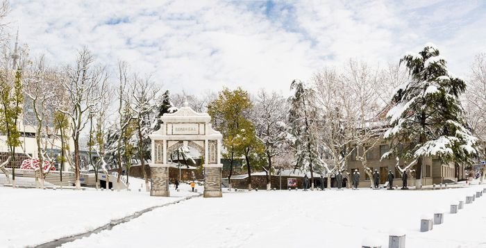 ��ͼ�ı�����ѩ������