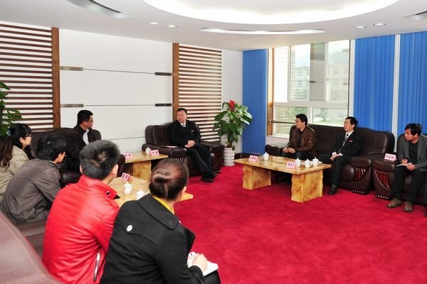 刘健校长会见中国动漫集团中娱教育客人