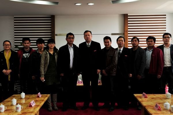 刘健校长会见中国动漫集团中娱教育客人