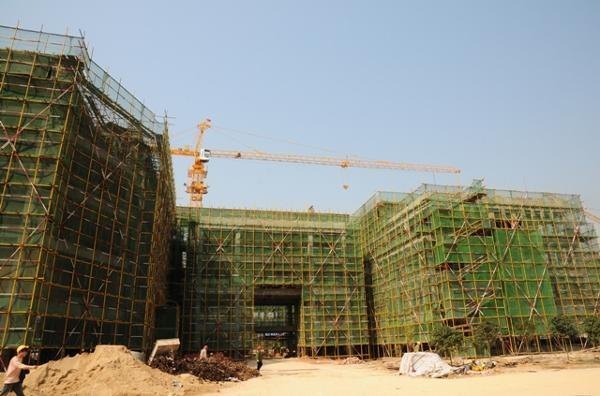 第二校区一期工程建设进展顺利【组图】