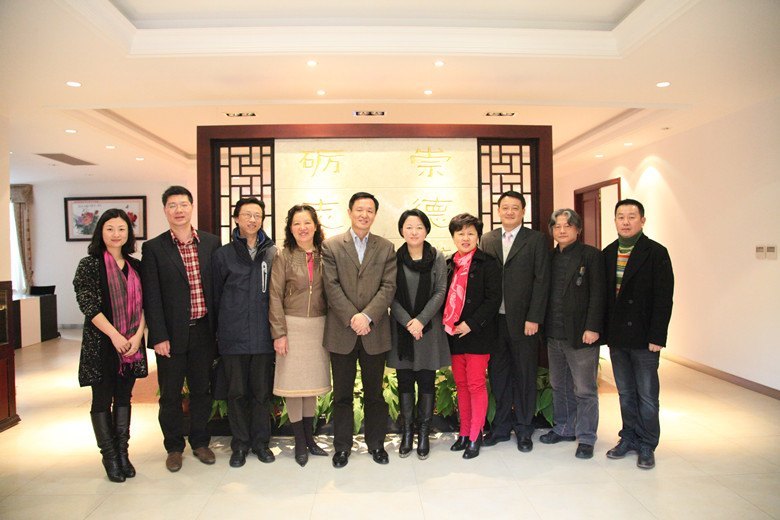 杨浦区副区长唐海东一行来东华大学共商区校合作