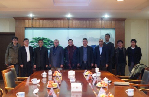 美国沙漠研究院校长Stephen Wells一行来河海大学文天学院考察访问