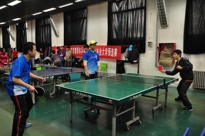 首都青年学生乒乓球赛北京林业大学校内选拔赛开赛