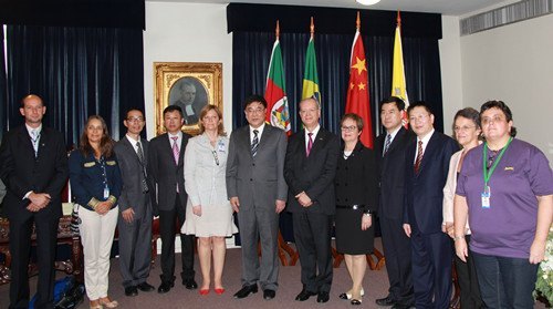 山东建筑大学代表团访问南美地区高校