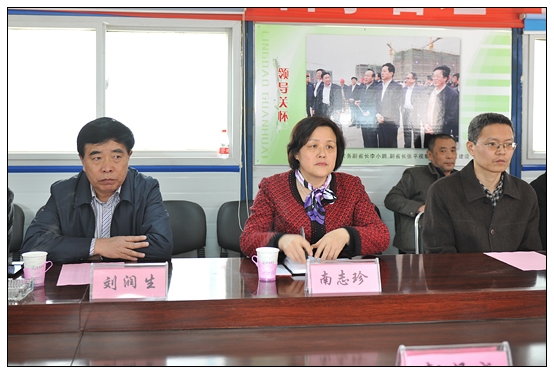 纪委书记南志珍赴新校区建设工地调研