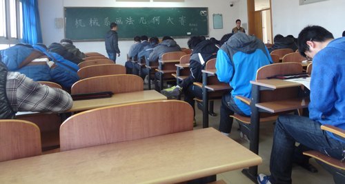 机械工程系举办画法几何大赛