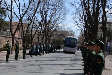 09级国防生赴武警云南森林总队当兵实习