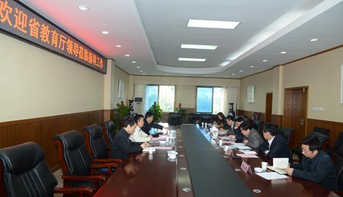 省教育厅副厅长黄俭来湖北工业大学调研
