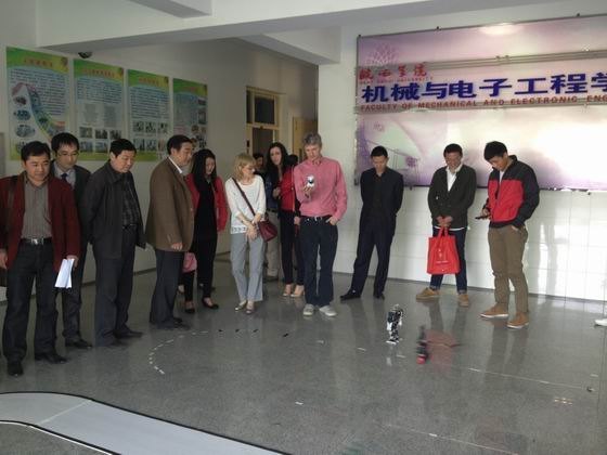 爱尔兰塔拉理工学院Cranley女士一行来皖西学院交流讲学