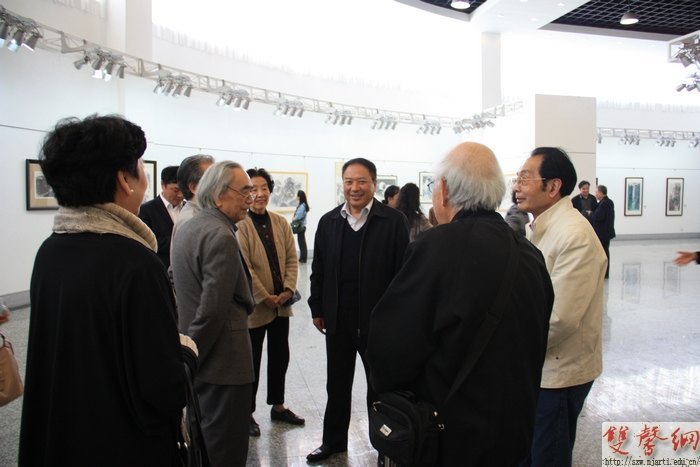 美术学院展览馆举办“刘海粟和他的学生们”画展