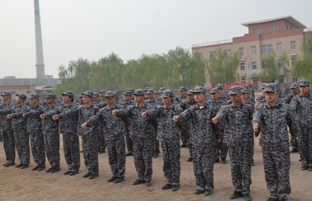 军训31:信息学子军训场上斗志昂扬