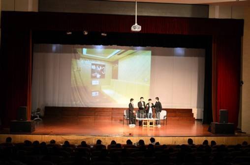 (图文)拥抱青春 放飞梦想——安徽工业大学工商学院社研会在安工大话剧汇演中喜获一等奖