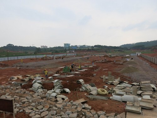 ���У��һ�ڽ��蹤����Ŀȫ�����ʩ���׶�