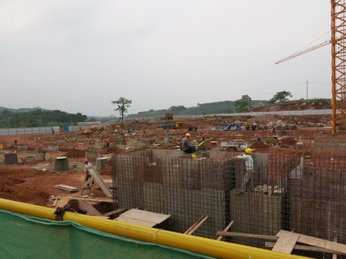 ���У��һ�ڽ��蹤����Ŀȫ�����ʩ���׶�