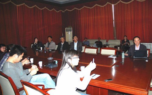 济南市节水办及省内多家媒体来山东建筑大学参观考察