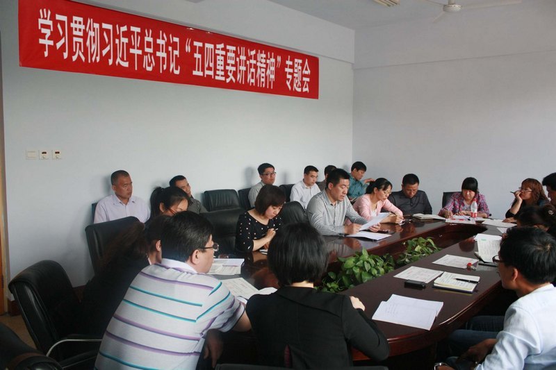 校团委召开学习贯彻总书记五四重要讲话精神专题会