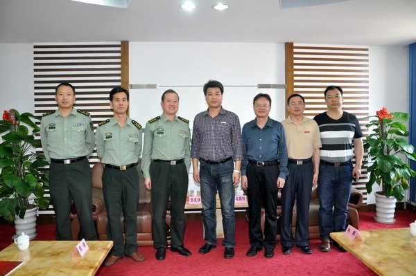 马国防书记等会见三元区武装部领导
