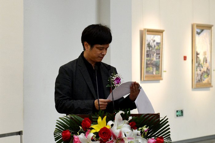 “冯健亲油画新作展”在京举行