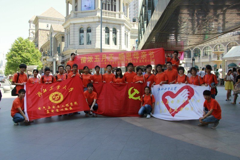 电气与电子工程学院组织开展“感恩母亲”志愿活动