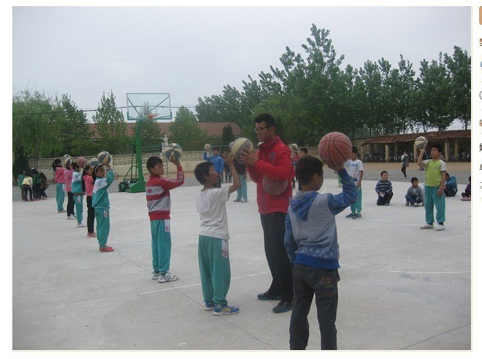 2013年姚基金希望小学篮球季支教工作顺利进行
