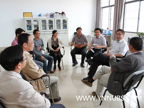 邹平副书记莅临云南师范大学商学院调研指导工作