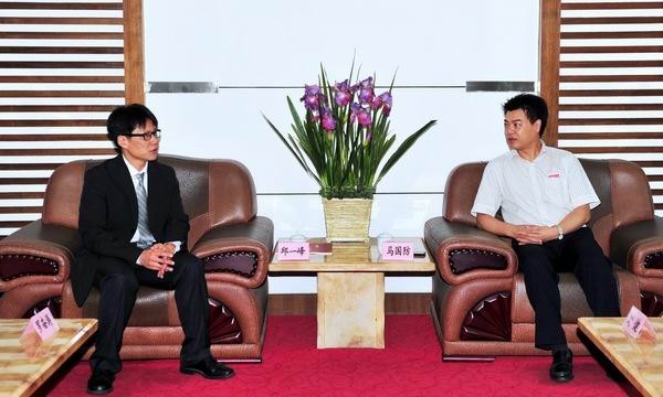 校领导会见台湾岭东科技大学邱一峰博士