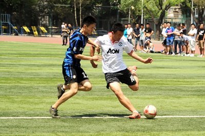 国防生“使命责任”杯足球赛开赛