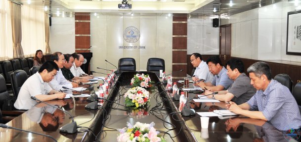 青岛科技大学党委书记高青一行来访