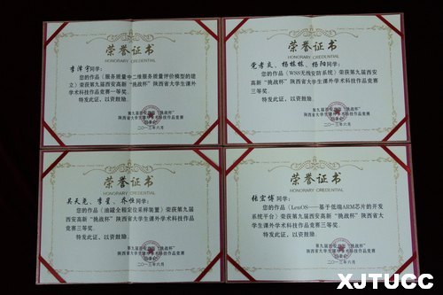 西安交大城市学院学生在第九届“挑战杯”陕西省大学生课外学术科技作品竞赛中获佳绩