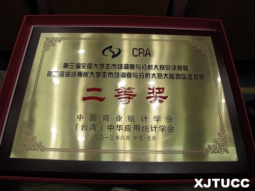 西安交通大学城市学院“在第三届全国大学生市场调查与分析大赛总决赛中”获佳绩