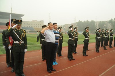 北京高校国旗仪仗队领队培训班在北京林业大学举行