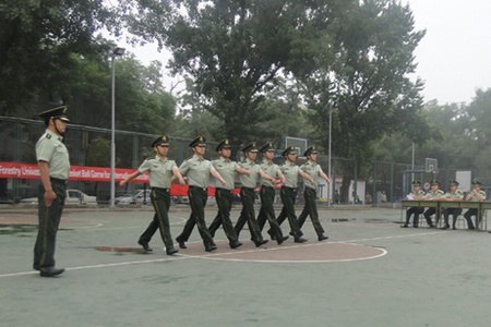 2009级国防生进行模拟毕业考核