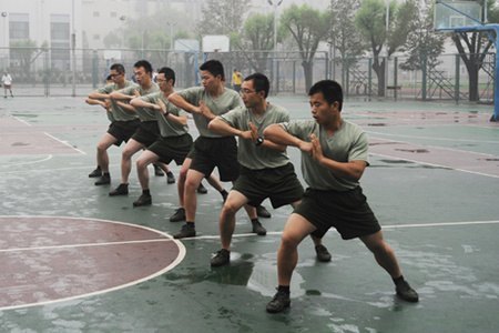 2009级国防生进行模拟毕业考核