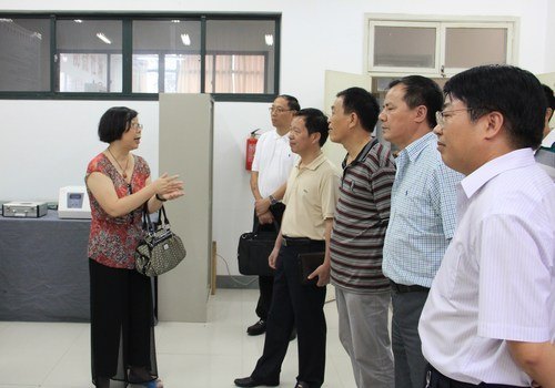 椒江区政协副主席许良友一行来校考察