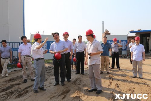 西安交大城市学院对23#宿舍楼进行考察