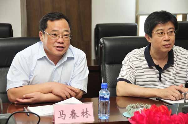 聊城大学校长马春林一行来访