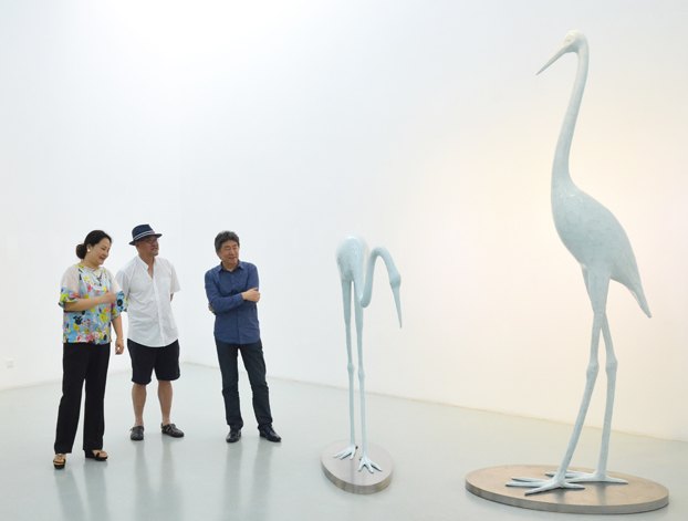 浮墙走音——于凡个展在艾米李画廊开幕