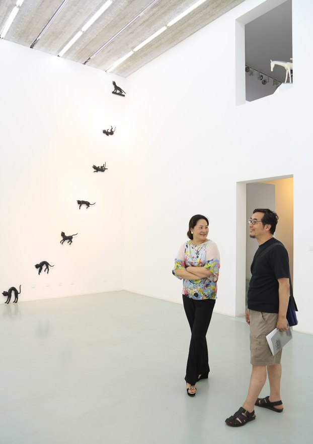 浮墙走音——于凡个展在艾米李画廊开幕