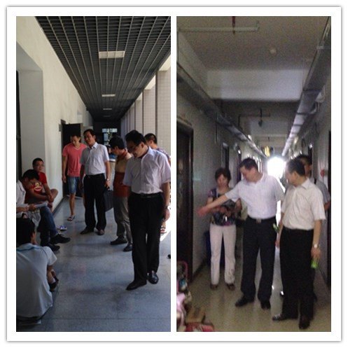 校党委副书记田辉玉一行检查暑期工作 慰问在岗职工和留校学生