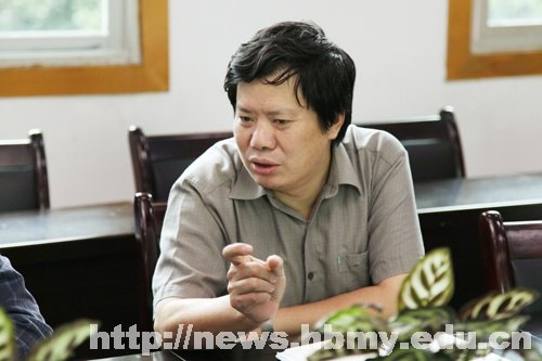 汪兴平访谈信息工程学院师生代表