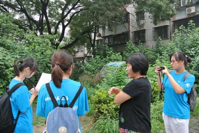 绿色长征35:京杭运河实践团新华街道访古树